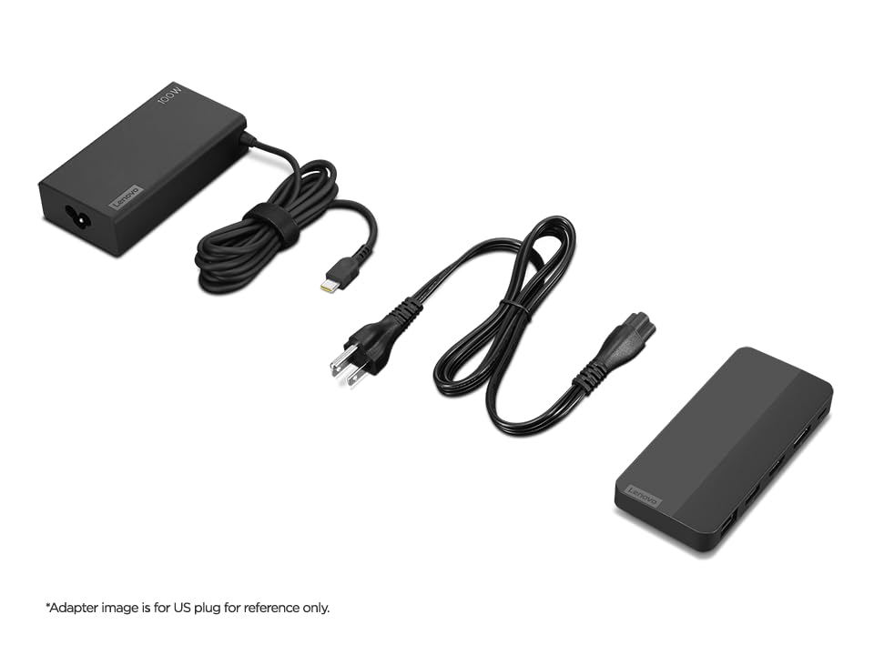 Hub USB Lenovo 40B90100EU Negro