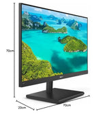 Philips Monitors 245E1S/00-24",QHD, 75Hz, IPS, FreeSync (2560x1440 250cd/m, HDMI 1x1.4, Displayport)