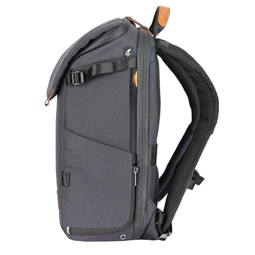 VANGUARD Veo City B42 NV - Mochila para cámara DSLR y Mirrorless con compartimento para portátil