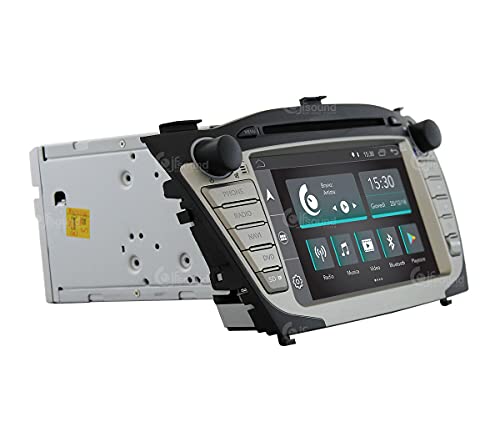 Radio de Coche para Hyundai IX35 con GPS, cámara, Amplificador y pequeña Pantalla LCD de Serie Android GPS Bluetooth WiFi USB Dab+ Touchscreen 7" 4core Carplay AndroidAuto
