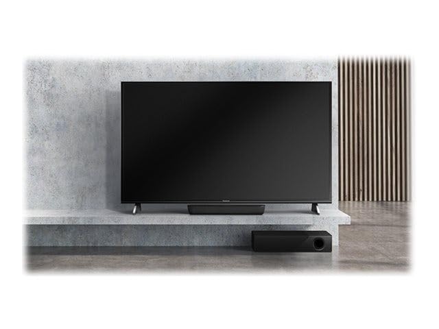 Panasonic SC-HTB250 Barra de Sonido (Inalámbrico y alámbrico Con Subwoofer Hogar, 2.1 Canales, Altavoz Soundbar, DTS Digital Surround,Dolby Digital, 5,08 cm (2''), 10 cm)- Color Negro
