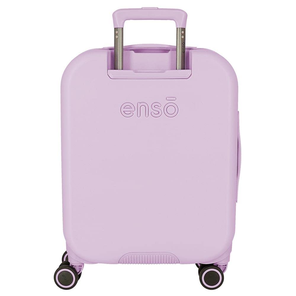 Enso Love Ice Cream Maleta de Cabina Morado 40x55x20 cms Rígida ABS Cierre TSA Integrado 37L 2,74 kgs 4 Ruedas Dobles Equipaje Mano