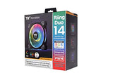 Thermaltake Riing Duo 14 RGB Radiator Fan 3 Pack Dual Riing/Paquete de 3 Ventiladores para PC
