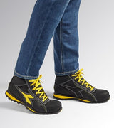 Utility Diadora GLOVE MID S3 HRO SRA, zapatos de trabajo Unisex Adulto, NEGRO, 43 EU