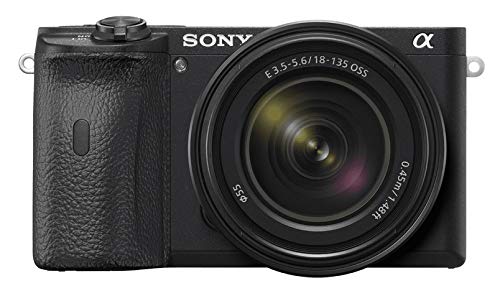 Sony Alpha 6600 - Cámara evil APS-C con objetivo Zoom Sony 18-135mm f/3.5-5.6 (Enfoque Automático rápido 0.02s, estabilización de imagen óptica de 5 ejes, 4K HLG, pantalla inclinable para Vlogging)