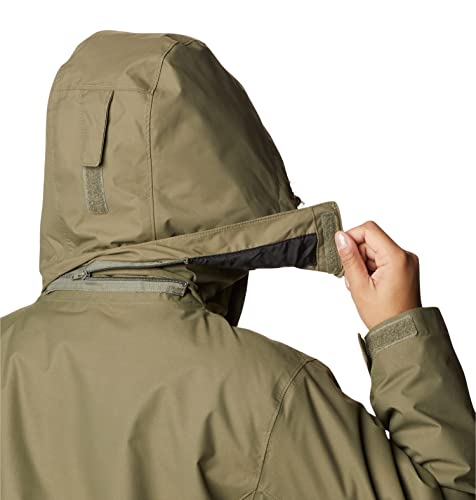 Columbia Bugaboo Fleece Interchange Jacket, Chaqueta De Invierno 3 En 1 para Mujer, Stone Green, Talla XS