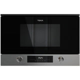 TEKA Microondas Integrable con Base Cerámica, Capacidad 22 L, Apertura de Puerta a la Izquierda, Modelo NEO MS 6220 BIS L SS