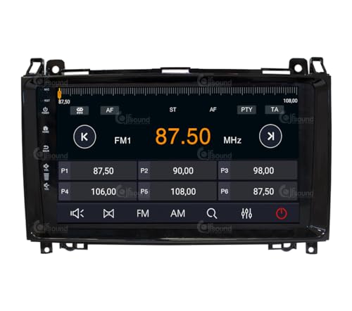 Radio de Coche para Mercedes classe A/B Android GPS Bluetooth WiFi USB Dab+ Touchscreen 9" 8core Carplay AndroidAuto