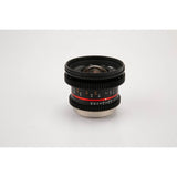 Objetivo Fijo Cine CV12M-MFT de 12 mm T2.2 de Rokinon, para cámaras Micro 4/3 Olympus y Panasonic