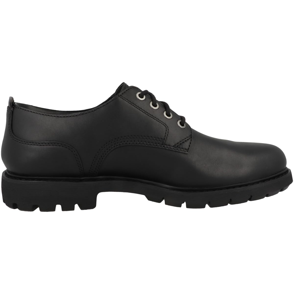 Clarks Batcombetiegtx, Oxford Hombre, Piel Negra, 42.5 EU