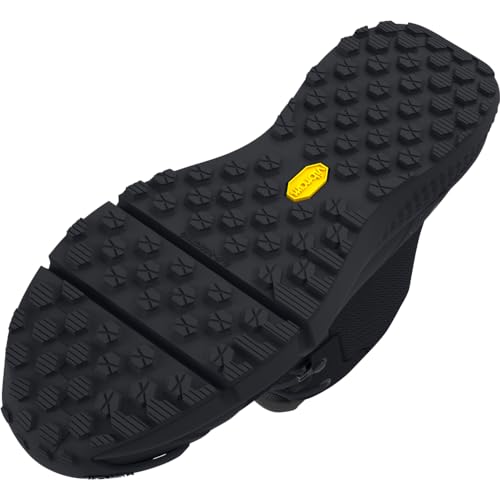 Under Armour UA Charged Valsetz Zip Zapatos tácticos para hombre, cómodas botas de montaña con cremallera lateral, color negro/negro/gris azabache