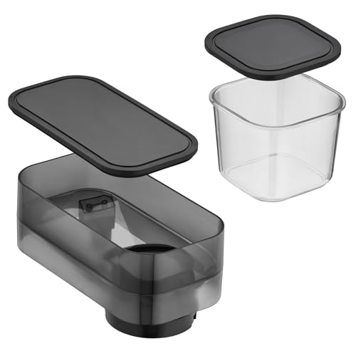 WMF Lumero - Molinillo de café espresso eléctrico, 150 W, botones táctiles LED, 40 grados de molienda, contenedor de harina de café, acero inoxidable Cromargan mate