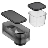 WMF Lumero - Molinillo de café espresso eléctrico, 150 W, botones táctiles LED, 40 grados de molienda, contenedor de harina de café, acero inoxidable Cromargan mate