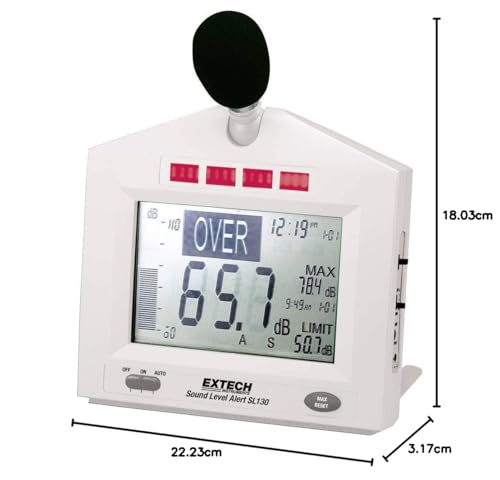 Extech SL130W Alerta de nivel sonoro con alarma