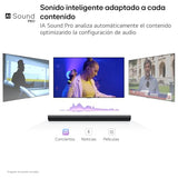 LG S70TR - Barra de Sonido Inteligente, 500W Potencia y 5.1.1 Canales, Altavoces Dobles Traseros Inalámbricos, Sonido Envolvente Dolby Atmos y DTS:X, Hi-Res 24bits/96kHz