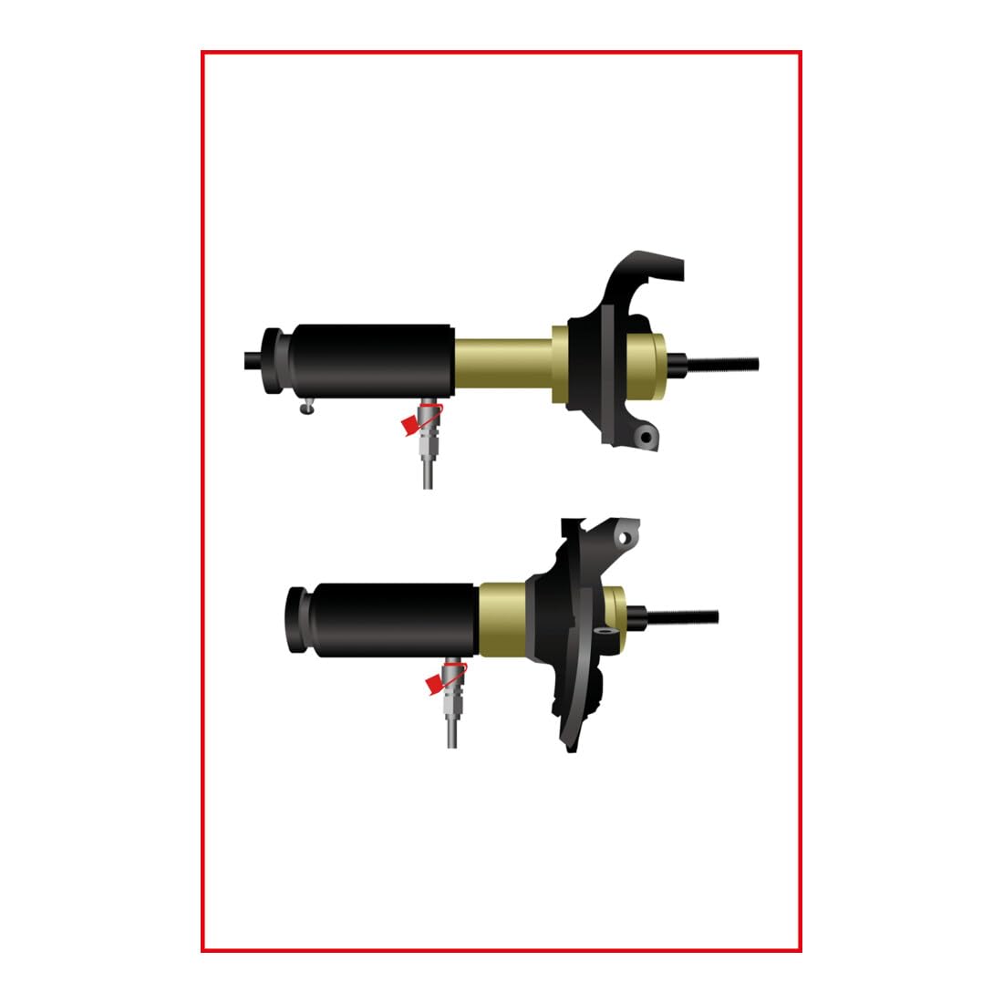 KS Tools 440.0160 Juego de rodamiento de rueda, delantero para Renault / Nissan / Opel 2002-10, 9 pzs