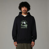 THE NORTH FACE NF0A8C20JK3 M Outdoor Graphic Hoodie Sweatshirt Hombre TNF Black Tamaño L