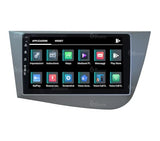 Radio de Coche para Seat Leon 2005-2012 Android GPS Bluetooth WiFi USB Dab+ Touchscreen 9" 8core Carplay AndroidAuto