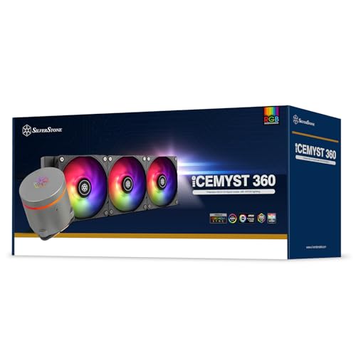 SilverStone Technology IceMyst 360, Refrigerador líquido premium multiuso con iluminación ARGB, SST-IM360-ARGB