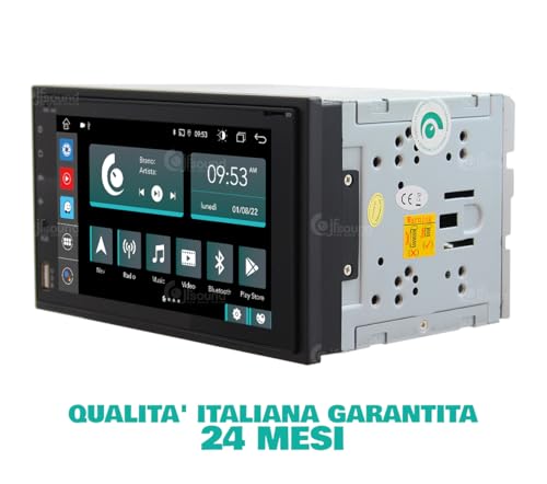 Radio de Coche universales 2 DIN Android GPS Bluetooth WiFi USB Dab+ Touchscreen 6.2" 8core Carplay AndroidAuto
