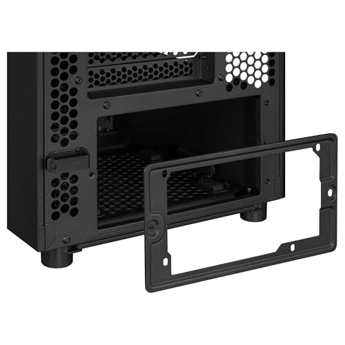 ASUS ProArt PA401, Chasis ATX con Panel de Vidrio Templado, Compatible con GPU de hasta 314 mm, Dos Ventiladores de 160 mm, Bloqueo del Panel Lateral, Soporte para Fuente de alimentación extraíble