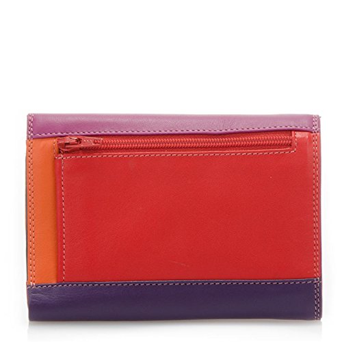 mywalit billetereo Monedero de Piel para Mujer Double Flap Purse/Wallet - 250-75 - Sangria Multi