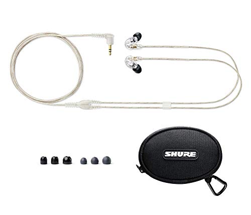 Shure Paquete de vídeo portátil con Cascos SE215 y Kit de vídeo MV88+ con micrófono estéreo Condensador Digital