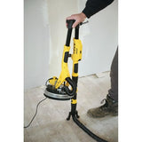 STANLEY FATMAX SFMEE500S-QS Lijadora Eléctrica para Panel de Yeso, con Cable, Potencia de 750 W, Diámetro de Disco 225 mm, Velocidad 1700 rpm, Anillo de Luz LED, Extensible hasta 1.8 mts