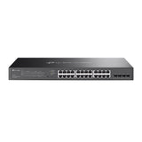 TP-Link SG2428LP - Interruptor PoE Gigabit de 28 Puertos, 16 Puertos Gigabit PoE+, 802.3af/at 30W, presupuesto Total de 150W, Interruptor de Red, Interruptor Ethernet Omada, Divisor Ethernet, Carcasa