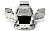 IXO Colecciones 1:8 IXO Porsche 911 RS 2.7 Blanco/Verde - modelismo, maquetas, Kit de construcción, Kit de maquetas, 713 Piezas, Kit de construcción de Coches