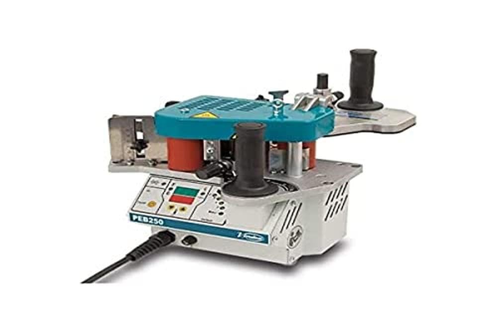 VIRUTEX 5000800 - Aplacadora de cantos portátil de cola caliente PEB250+ con regulación electrónica 230V 830W 9,2 Kg