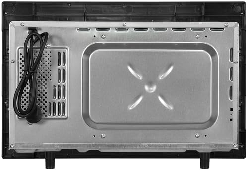 Exquisit® Microondas Combi de Encastre, 20L, 800W, Grill 1000W, Acabado en Acero Inoxidable, 8 Programas Automáticos, Display Digital, Plato 27Cm, Medidas 38,6x59,5x37,5 Cm.