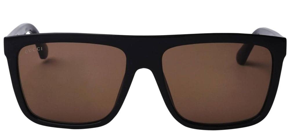 GUCCI GG0748S Gafas de Sol, Black-Black-Brown, 59 para Hombre