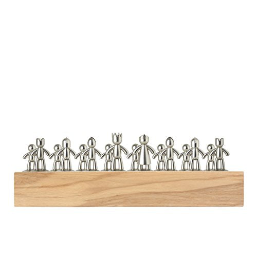 Umbra Buddy Juego de ajedrez, Zinc, Natural
