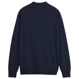 Scotch & Soda Dropped Shoulder Pullover Mock Neck, Suéter Hombre, Night, XXL