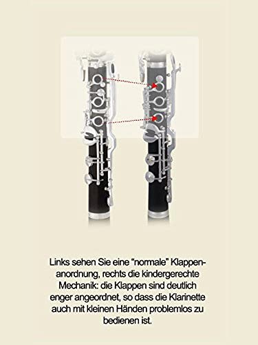 Tuyama® TKD-274W Clarinete infantil en madera de grenadilla Bb