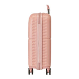 Pepe Jeans Chest Maleta de cabina rosa 40x55x20 cms Rígida ABS Cierre TSA integrado 37L 3,22 kgs 6 Ruedas dobles Equipaje de Mano