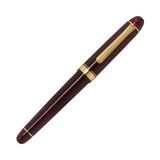 PLATINUM Pluma estilográfica japonesa #3776 Century Gold Trim Bourgogne M/Rojo/ 0,34-0,44 mm/Hecho a mano/Pluma de oro de 14 quilates/con caja de regalo/pluma estilográfica, PNB15000-71M, rojo