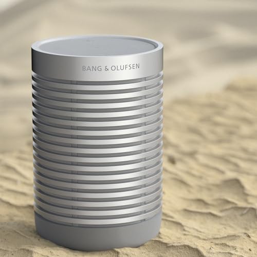 Bang & Olufsen Beosound Explore Altavoz de 360 Grados Bluetooth Portátil Inalámbrico de Alta Gama para Uso en Exteriores, Casa y Viaje, IP67 Resistente al Agua y Polvo, Hasta 27 horas Grey Mist
