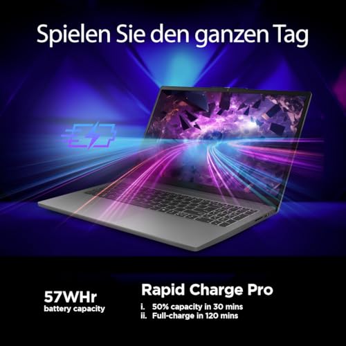 Lenovo LOQ Essential 15IAX9E Gaming AI Laptop | 15.6" FHD 144Hz Display | NVIDIA GeForce RTX 4050 | Intel Core i7-12650HX | 16GB RAM | 1TB SSD | Win11 | QWERTZ | Luna Gris | 3 Meses GamePass