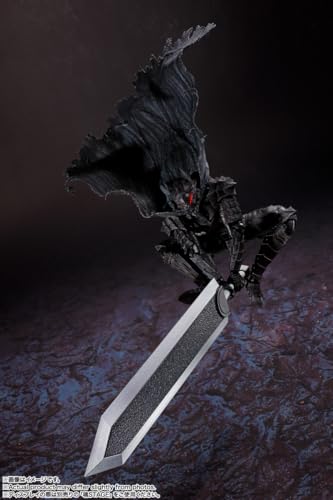 TAMASHII NATIONS S.H. Figuarts Berserk Guts (Armadura Berserk) - Apasionado - Aprox. 160 mm, ABS, PVC y Tela, Figura de acción prepintada