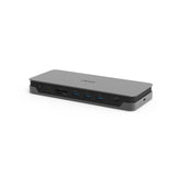 Acer USB C Docking Station - Adaptador DisplayPort, Ethernet, Conexiones HDMI (DisplayPort 1.4, USB (Tipo C, 3.1, Tipo A, Gen.1), Cable RJ45/LAN, Conexión de Audio) Plateado y Negro
