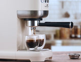 Senya cafetera Tasty Coffee Crema 20 bares, cafetera espresso y capuchino 1300W, Thermoblock, espumador de leche, apagado automático, SYBF-CM006C