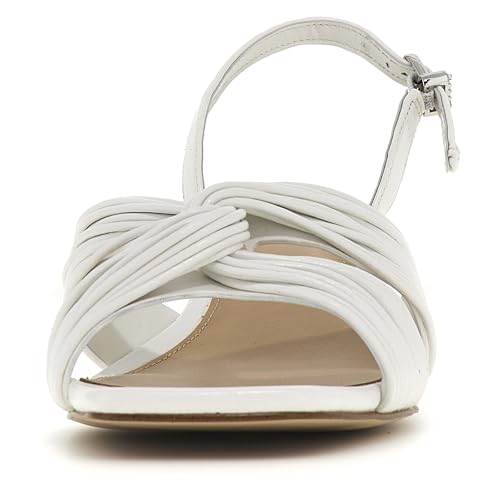 Michael Kors Alessia, Sandals Mujer, Optic White, 40 EU