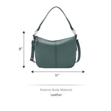FOSSIL Jolie Bolso cruzado de piel azul para mujer
