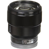 Sony SEL85F18 85mm F/1.8-22 Lente de cámara Fija de teleobjetivo Medio, Color Negro