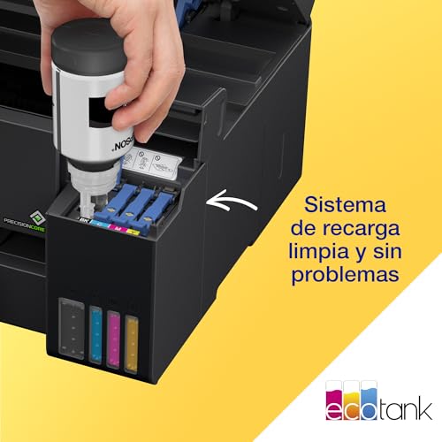 Impresora multifunción EcoTank ET-15000 A3+ con depósito de tinta, conexión Wi-Fi y tinta incluida para hasta 3 años.