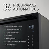 Panasonic NN-CS88LBEPG Horno combinado de vapor 4 en 1 con vapor, microondas, grill y convección, Tecnología Inverter, 31 L, 36 Programas Automáticos, Cocción en 2 Etapas, Menú Infantil, Negro