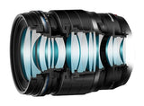 OM SYSTEM M.Zuiko Digital ED 25 mm 1:1.2 Pro Objetivo, Adecuado para Todas Las cámaras MFT (Modelos Olympus OM-D & Pen, Serie G de Panasonic), Negro