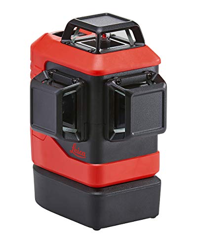 Leica Lino L6Rs: Nivel láser de línea de 3x360 grados en estuche (láser rojo, alcance de trabajo: 25 m)